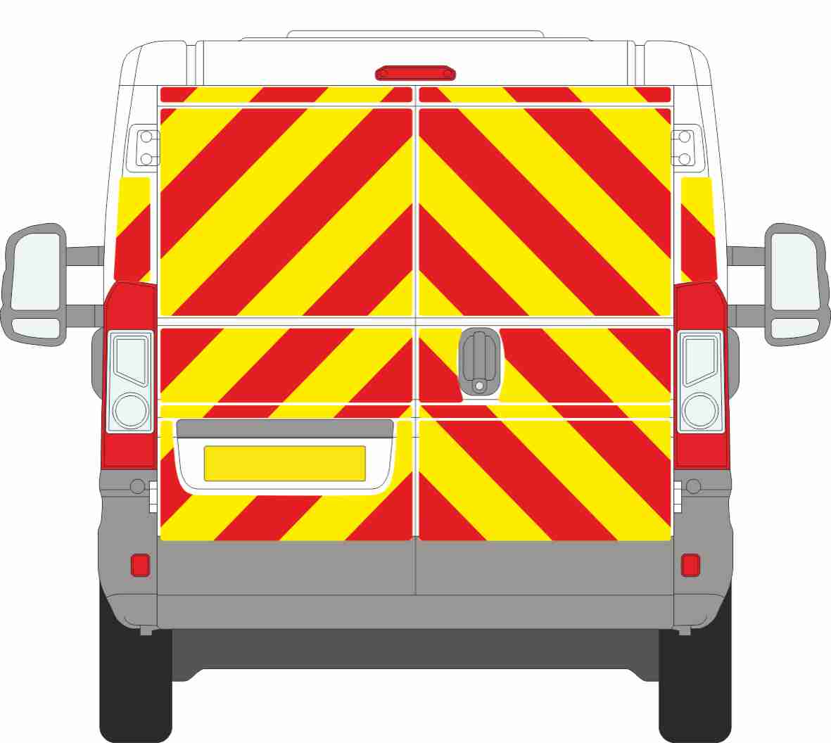 Fiat Ducato MK3 2006 to present Chevron Kit – Chevron kits Online